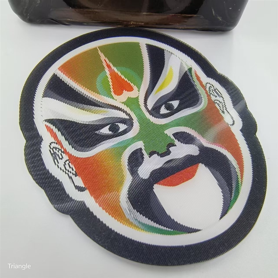 3D Silicone Lenticular Heat Transfer Labels