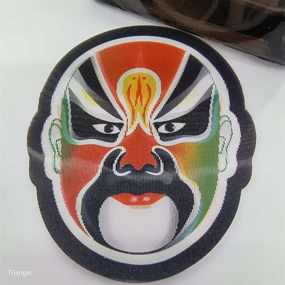 3D Silicone Lenticular Heat Transfer Labels